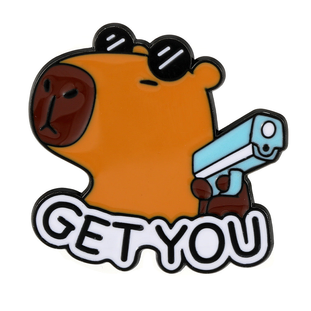 Pin's Broche Email | Cappy | Amoureux de Cappy | Mignon | Kawaii | Fun | Humour Cappy