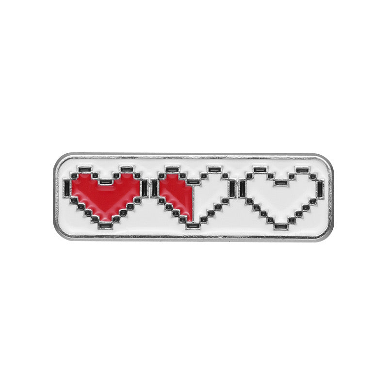 Pin's Broche Email | Coeur Rouge Like J'aime | Kawaii | Amour Fun