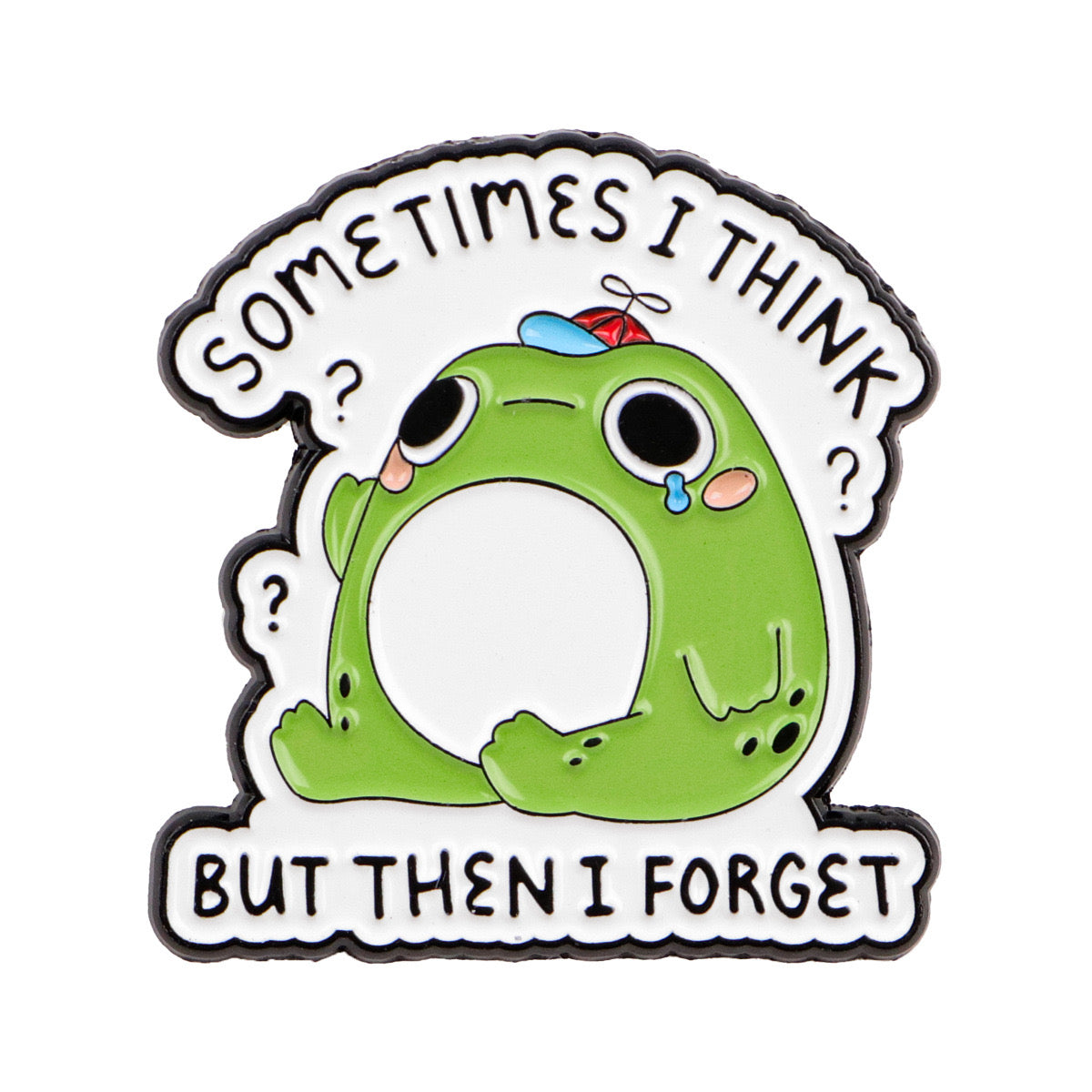Pin's Broche Email | Grenouille | Amoureux des Grenouilles | Kawaii | Fun
