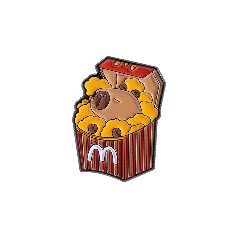 Pin's Broche Email | Cappy Burger Nuggets | Fast Food | Kawaii Mignon | Fun | Humour