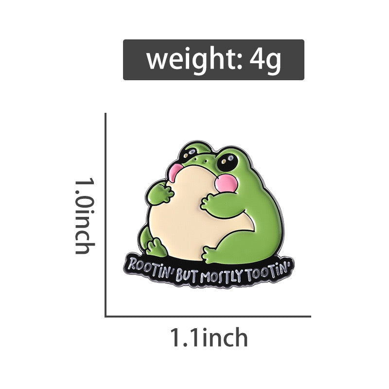 Pin's Broche Email | Grenouille | Amoureux des Grenouilles | Kawaii | Fun