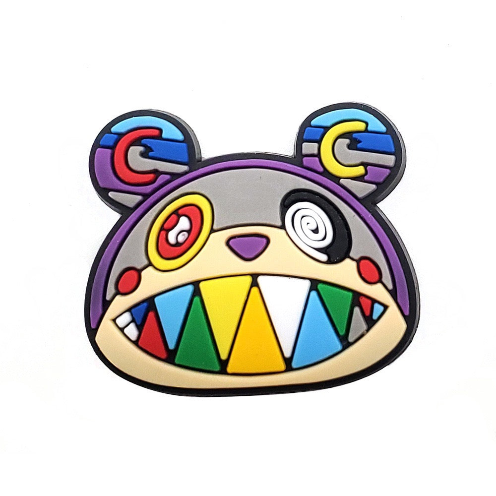 Lot de 3 Boucles de Chaussures | Ornement Chaussures | Silicone | Muticouleurs | Mignon Kawaii | Silicone