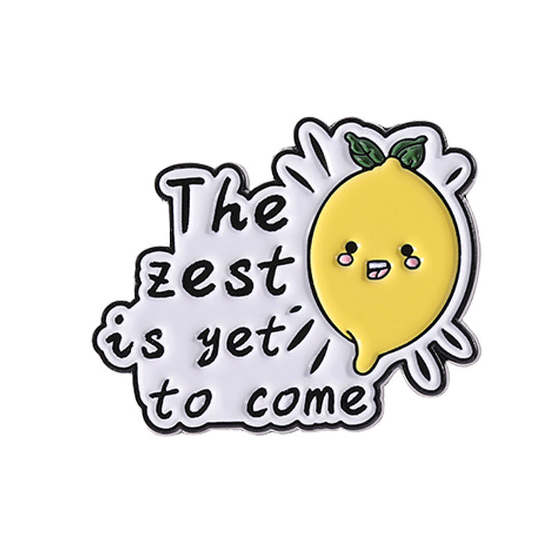 Pin's Broche Email | Citron | Lemon Aid | Kawaii | Fun | Humour Jeu de Mot