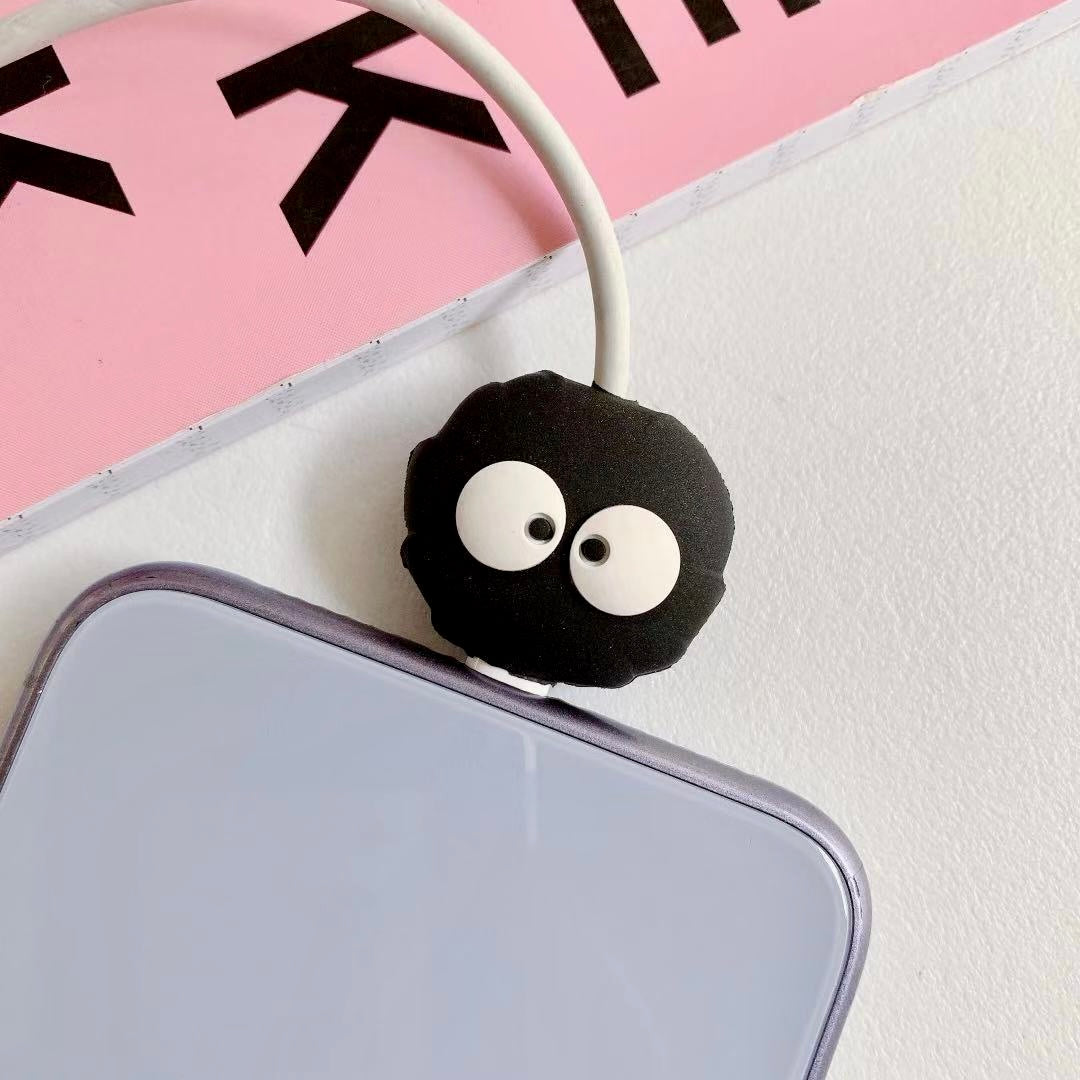 Protection Cable USB ou Chargeur Mobile | Anti- Rupture Manchon | Dispositif Protection | Petites Bêtes Noires | Kawaii | Silicone