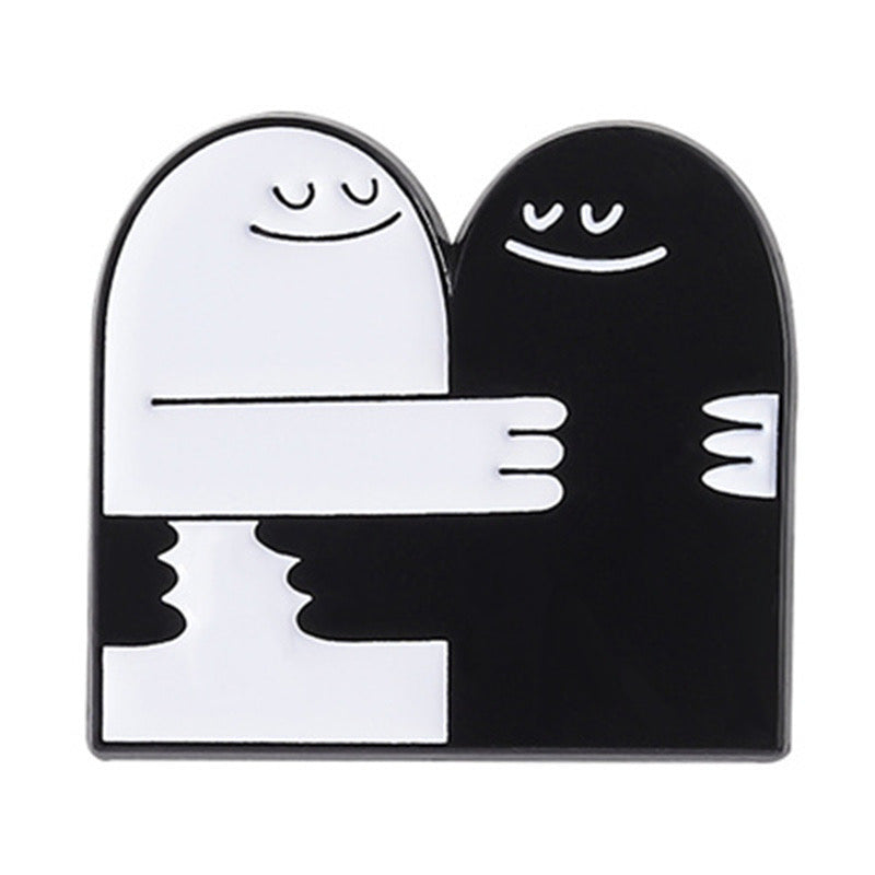 Pin's Broche Email | Bonhomme Calin | Kawaii | Fun | Humour