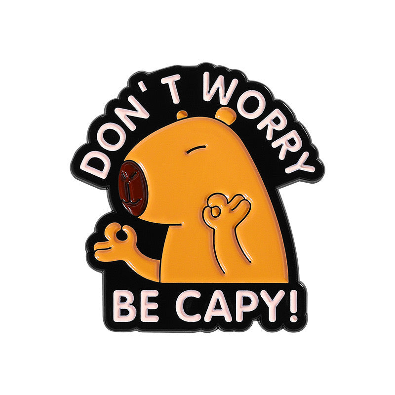 Pin's Broche Email | Cappy Don't worry be Cappy | Kawaii | Fun | Humour Mignon
