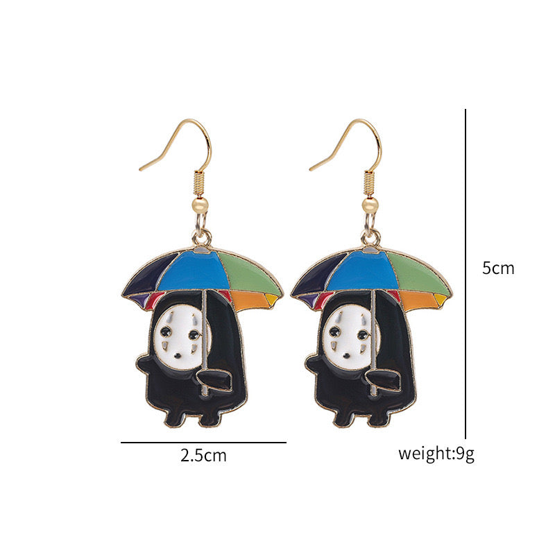 Earrings | Drop earrings | Alice in Wonderland | Late Bunny Alice | Gold Plated Copper