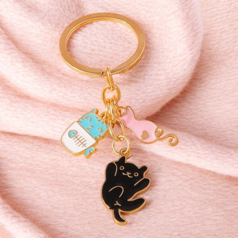 Porte Clés | Chats | Amoureux des chats | Humour | Kawaii | Mignon