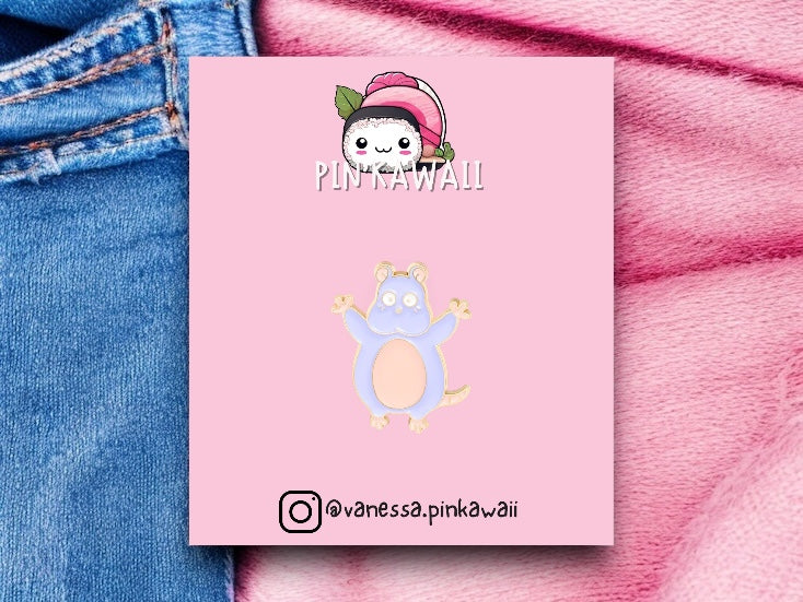 Pin's Broche Email | Souris Violette | Cute Mignon | Humour Fun | Kawaii