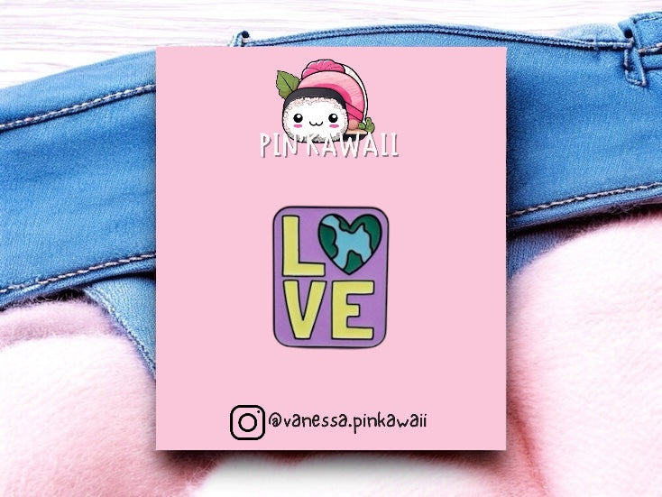 Email Brooch Pin | Save the Earth | Save Planet | Deforestation | Kawaii | Fun | Humor