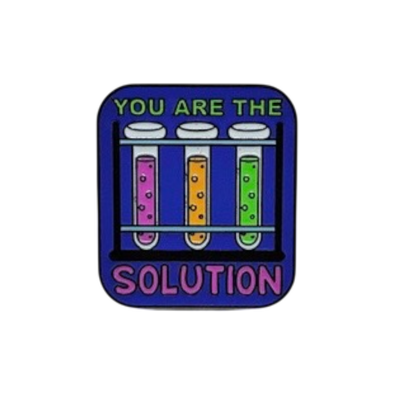 Pin's Broche Email | Fiole laboratoire | Potion Magique | Sérum | Sorcier | Kawaii You are the Solution