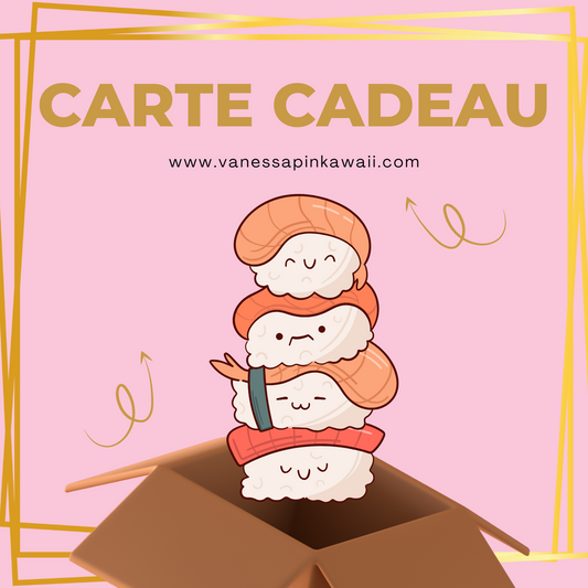 Carte Cadeau Vanessa.Pinkawaii