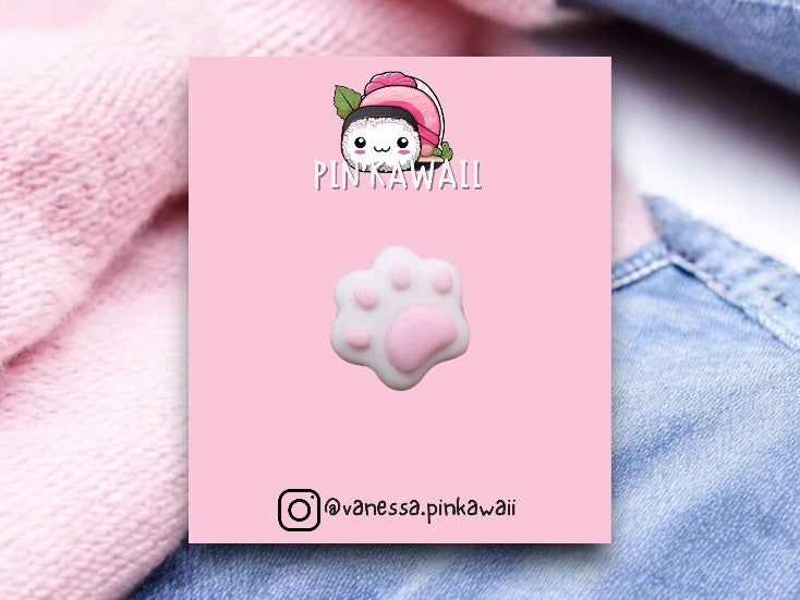 Resin Brooch Pin | Dog or cat paw | Cute | Kawaii