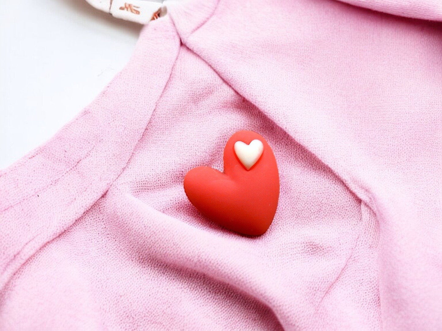 Pin's Broche | Coeur | Cardiaque Rouge | Saint Valentin | Mignon | Kawaii