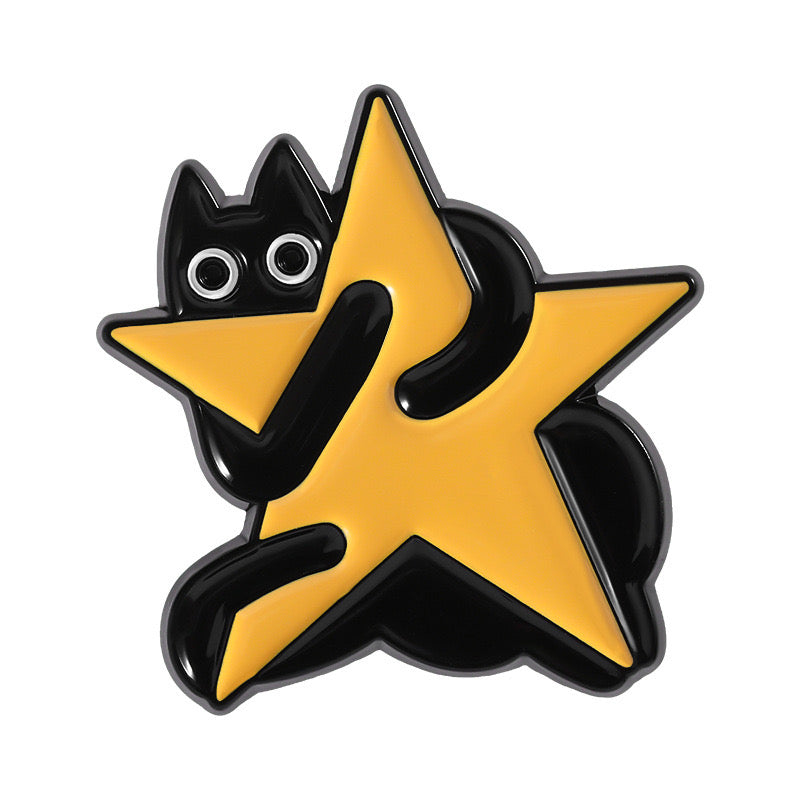 Pin's Broche Email | Noël | Kawaii Mignon Chat | Fun | Humour Décoration Noël Fête fin Année