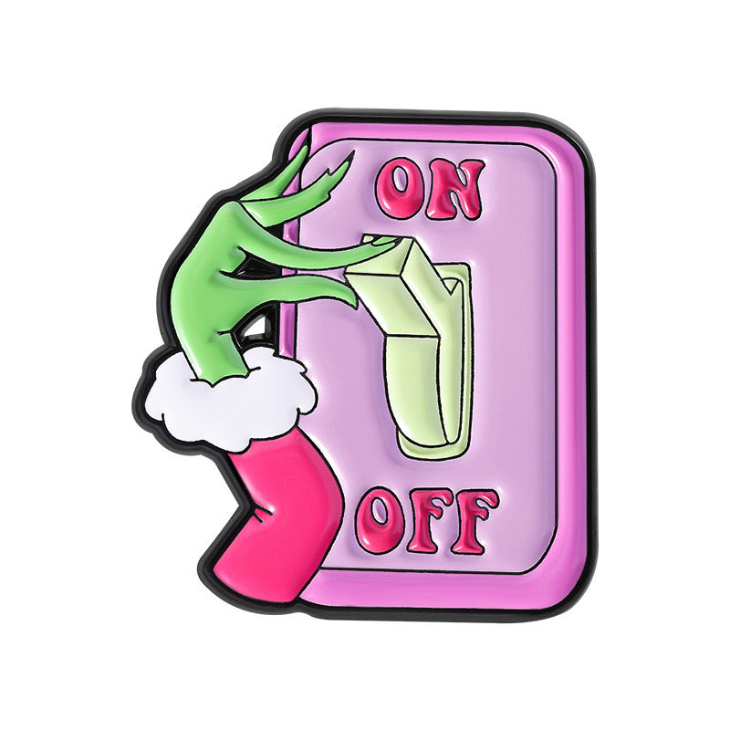 Pin's Broche Email | Père Noël | Kawaii Mignon | Fun | Humour Décoration Noël Fête fin Année