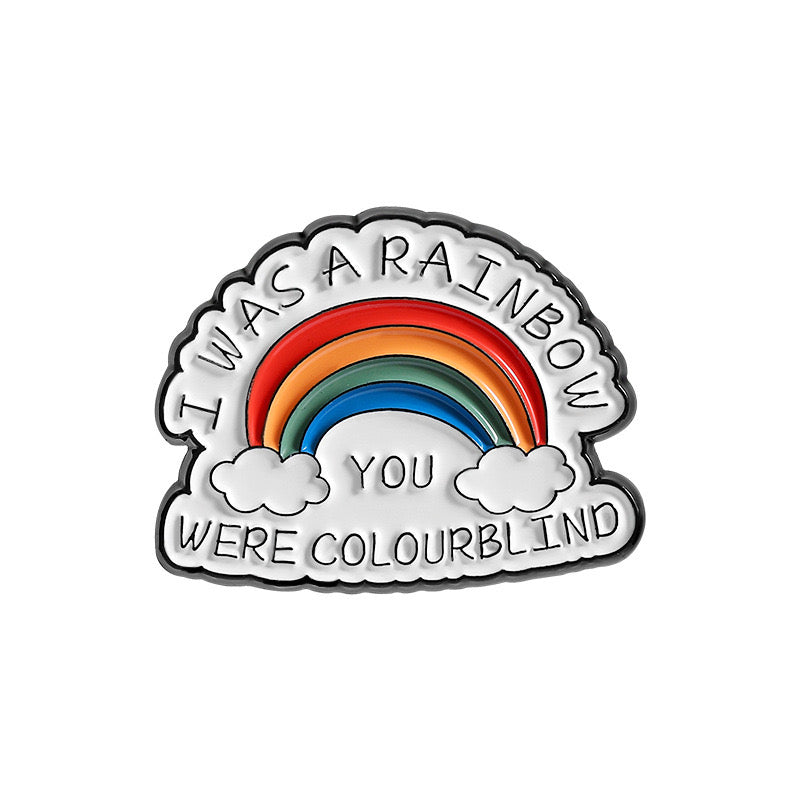 Pin's Broche Email | Arc en Ciel | Arc en ciel | Kawaii | Fun | Humour