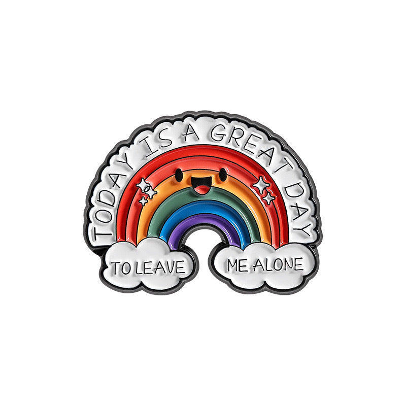 Pin's Broche Email | Arc en Ciel | Arc en ciel | Kawaii | Fun | Humour
