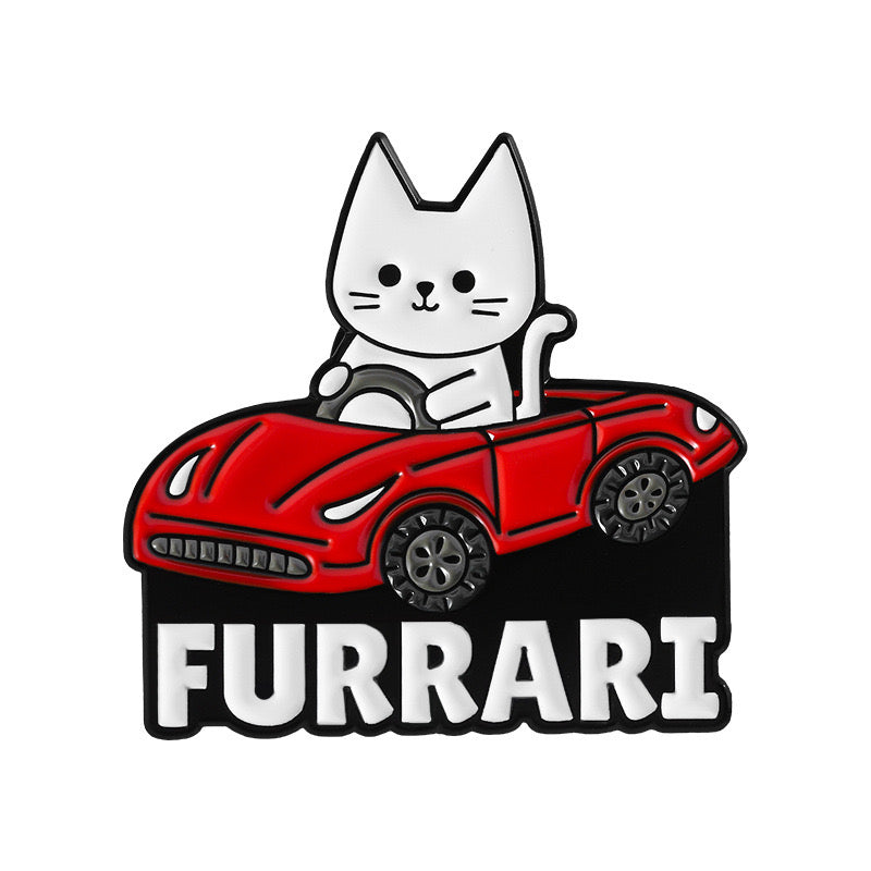 Pin's Broche Email | Chat | Furrari | Humour | Kawaii | Mignon