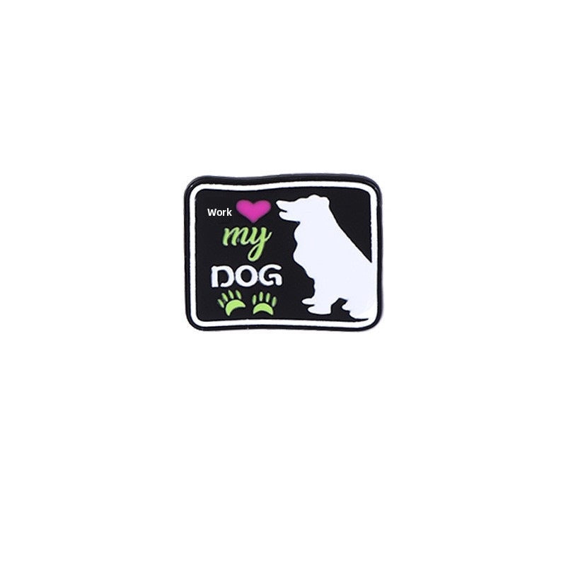 Pin's Broche Email | Love my Dog Cat | Amoureux Chat Chien | Kawaii | Fun | Mignon