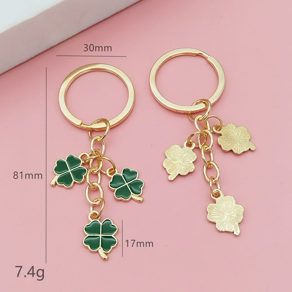 Porte Clés | Trèfle 4 feuilles | Porte Bonheur | Chance | Kawaii | Mignon