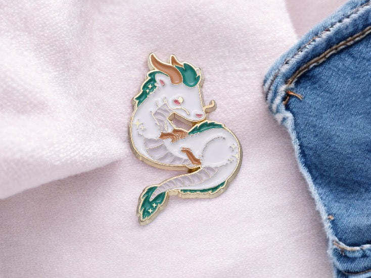 Email Brooch Pin | Spirited Away | Spirited Away Dragon | Kawaii | Cute