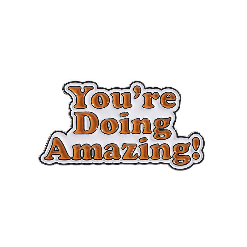 Pin's Broche Email | Sunshine Message Positif | Kawaii | Humour Text Fun