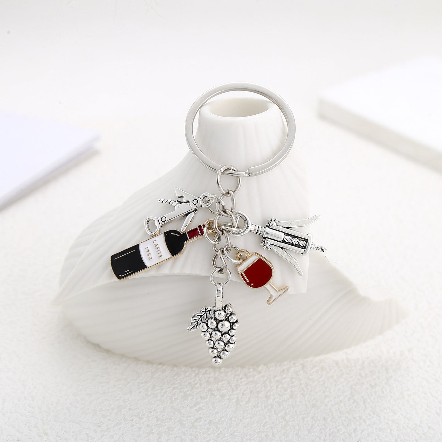 Stainless Steel Key Ring | Duck Ducking Love you | Cute Cartoon | Humor | Kawaii | Cute Lover