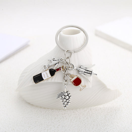 Schlüsselanhänger aus Edelstahl | Duck Ducking Ich liebe dich | Niedlicher Cartoon | Humor | Kawaii | Netter Liebhaber