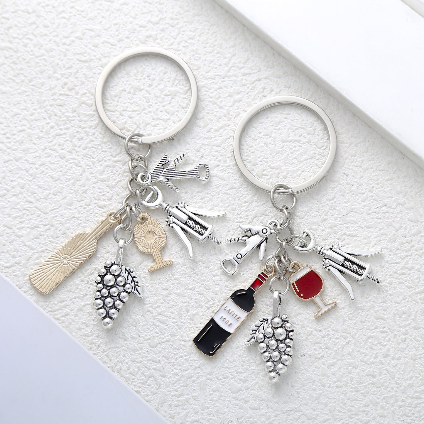 Stainless Steel Key Ring | Duck Ducking Love you | Cute Cartoon | Humor | Kawaii | Cute Lover