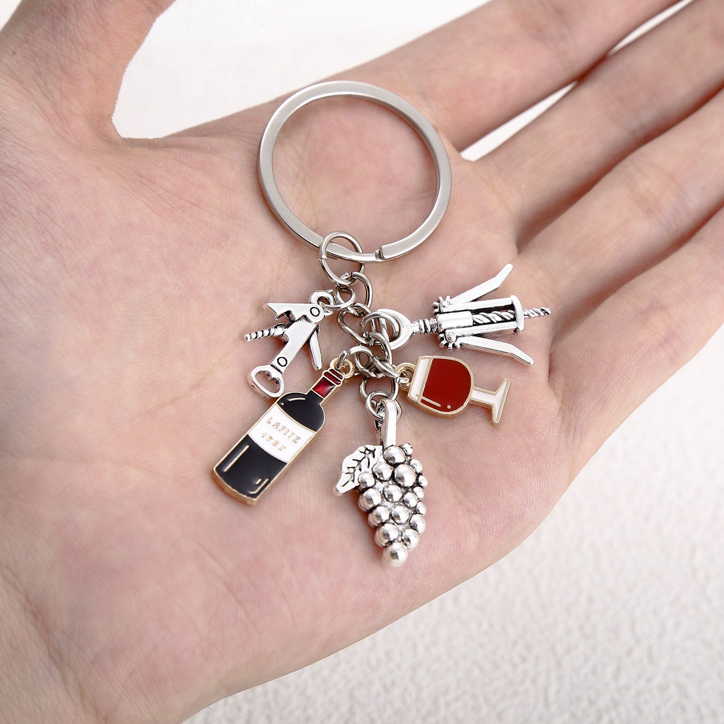 Stainless Steel Key Ring | Duck Ducking Love you | Cute Cartoon | Humor | Kawaii | Cute Lover