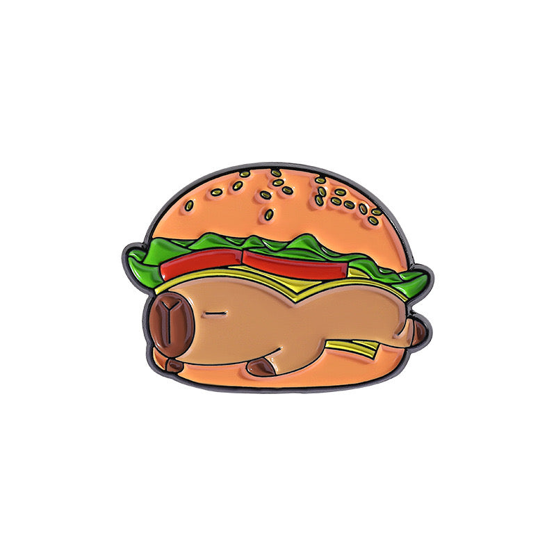 Pin's Broche Email | Cappy Burger Nuggets | Fast Food | Kawaii Mignon | Fun | Humour