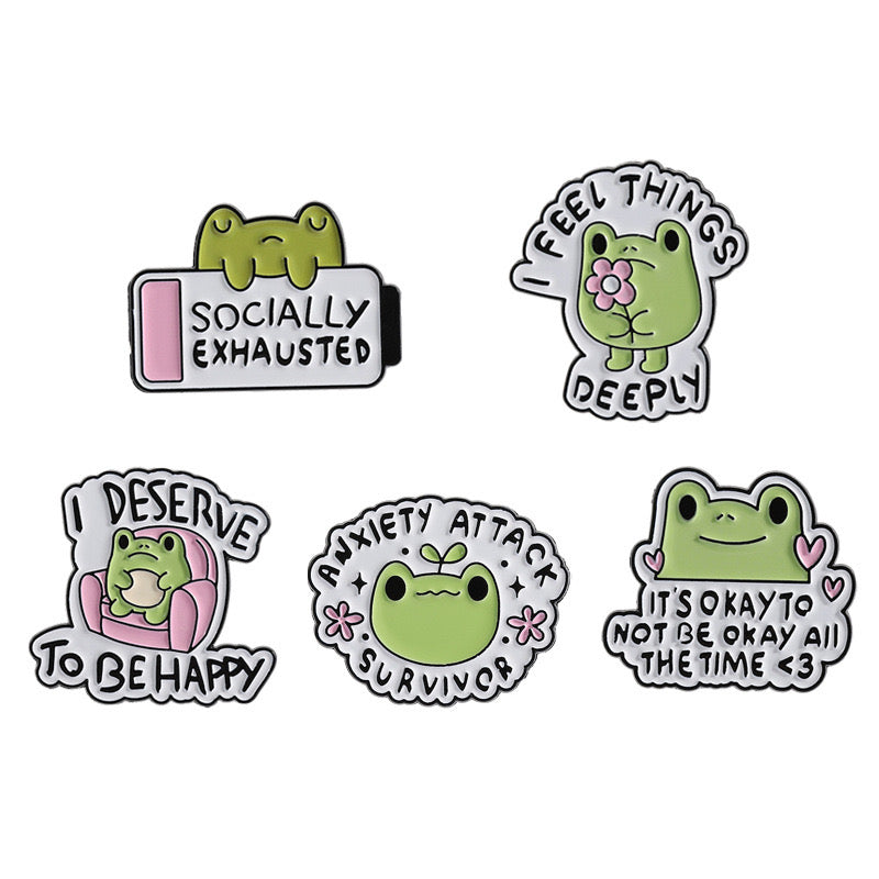 Email Brooch Pin | Frog Games Console | Game Boy | Frog | Kawaii | Fun | Humor