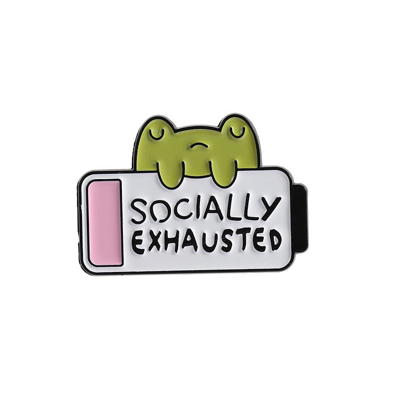 Email Brooch Pin | Frog Games Console | Game Boy | Frog | Kawaii | Fun | Humor