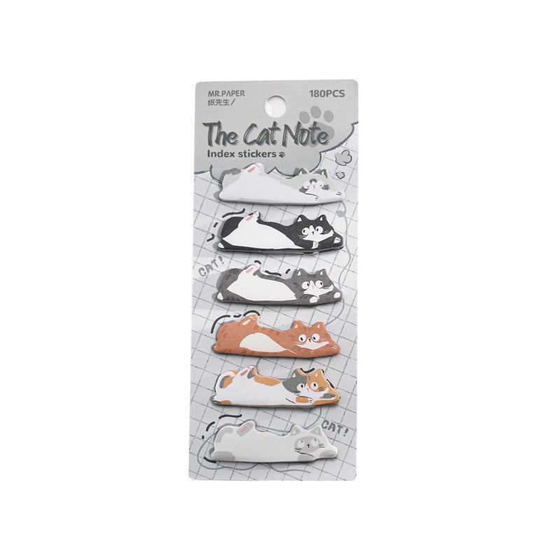 Autocollant de Note de Message | Message Note Autocollante | Papeterie | Style Kawaii | Accessoires | Post It | Mignon Chat