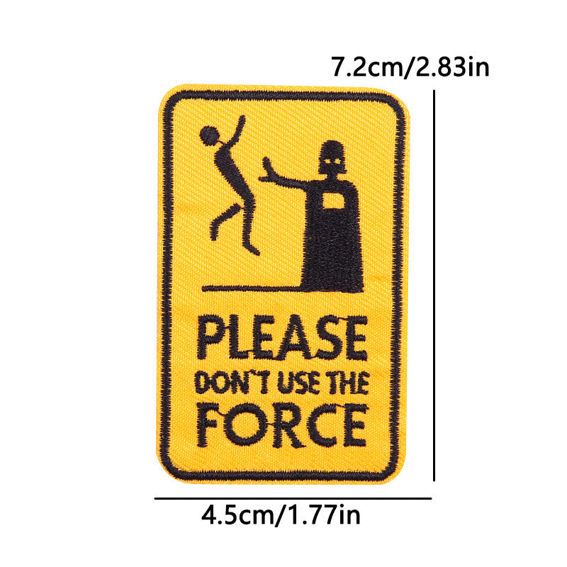 Embroidery Fabric | Patch Iron-on Ecusson Cat Knife | Humor | Cute Cartoon | Kawaii