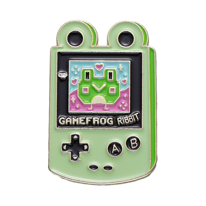 E-Mail-Brosche | Frog-Spielekonsole | Game Boy | Frosch | Kawaii | Spaß | Humor