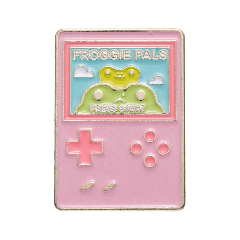 E-Mail-Brosche | Frog-Spielekonsole | Game Boy | Frosch | Kawaii | Spaß | Humor