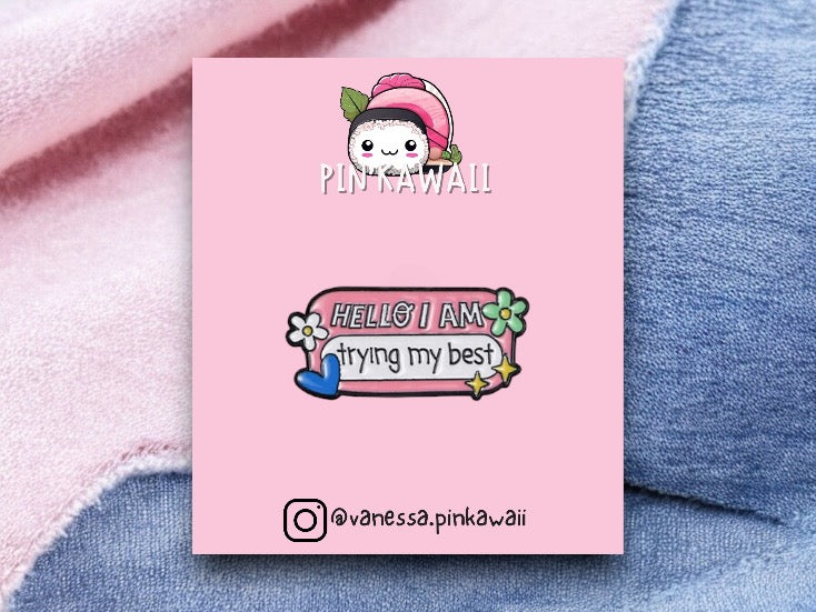 Pin's Broche Email | Mental Health Matters | Santé Mental | Humour | Kawaii | Mignon