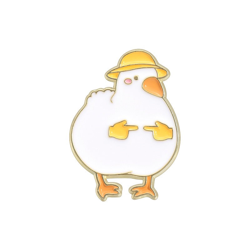 Pin's Broche Email | Canard | Mignon | Kawaii | Fun | Humour