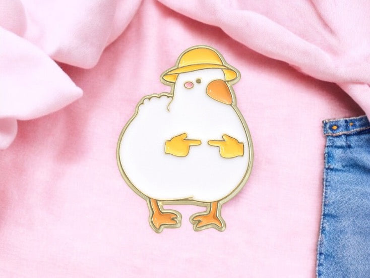 Pin's Broche Email | Canard | Mignon | Kawaii | Fun | Humour