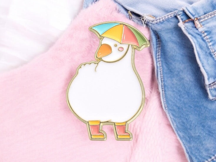 Pin's Broche Email | Canard | Mignon | Kawaii | Fun | Humour