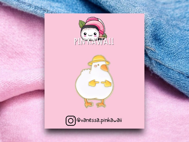 Pin's Broche Email | Canard | Mignon | Kawaii | Fun | Humour