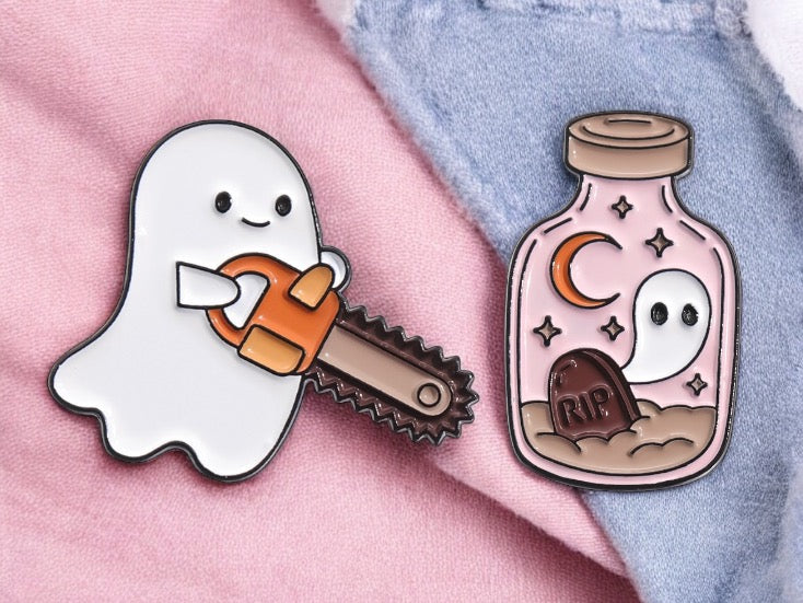 Email Brooch Pin | BabyJack | Halloween Skeleton | Kawaii | Cute Cartoon