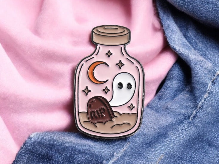 Email Brooch Pin | BabyJack | Halloween Skeleton | Kawaii | Cute Cartoon