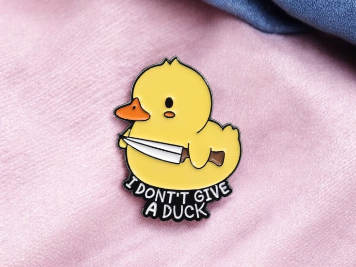 Email Brooch Pin | Animals Middle finger | Fuck | Humor | Kawaii | Cute | Rabbit Chick Cat Duck