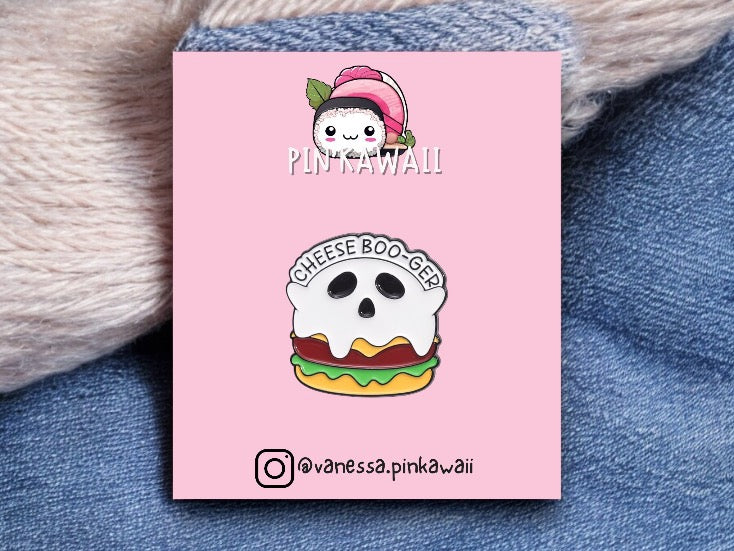 Email Brooch Pin | Hamburger Cat | Cat | Cute Cute | Humor Fun Cat Lover | Kawaii