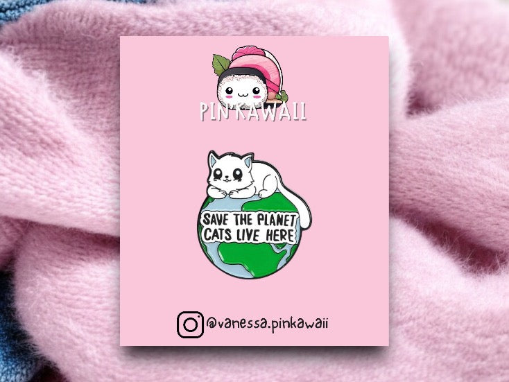 Email Brooch Pin | Save the Earth | Save Planet | Deforestation | Kawaii | Fun | Humor