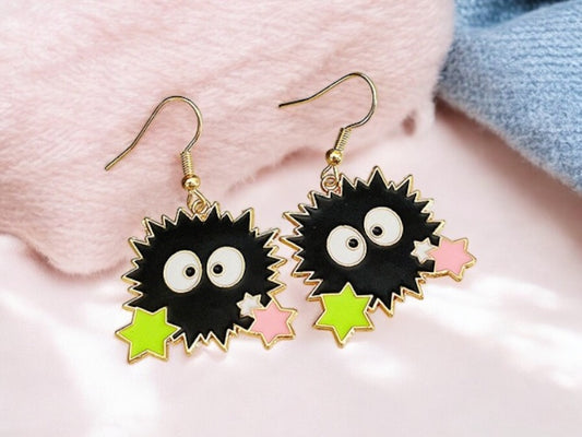 Earrings | Drop Earrings | Totoro | Noiraudes | My Neighbor Totoro | Kawaii | Cute