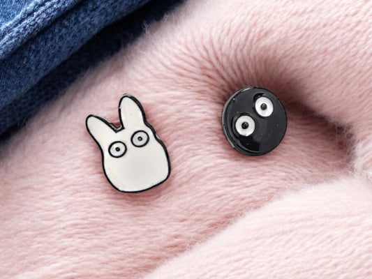 Earrings | Stud earrings | Totoro | My Neighbor Totoro Noiraudes